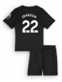Tottenham Hotspur Brennan Johnson #22 Replika Borta Kläder Barn 2025-26 Kortärmad (+ byxor)